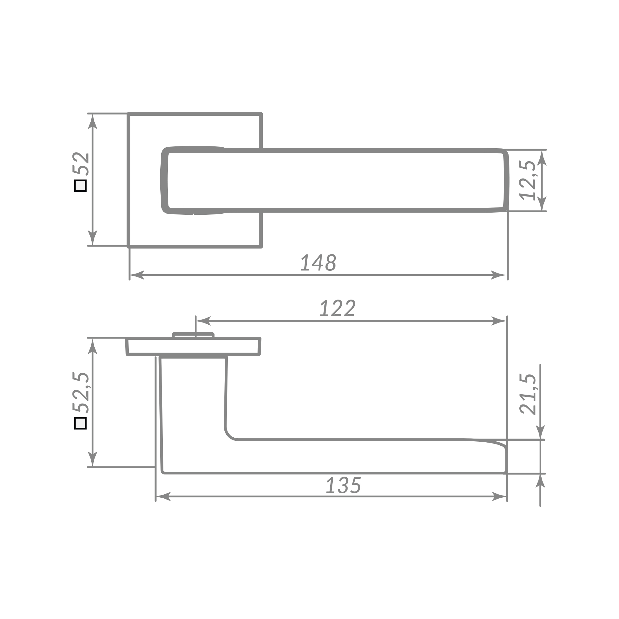 Ручка раздельная K.ARC.Q52.TERRA ND ночная пустыня