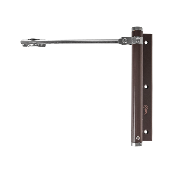 Доводчик дверной пружинный SDC1040 BR 40 кг (коричневый)