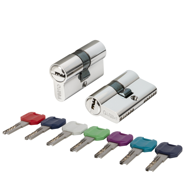 Цилиндровый механизм MaxPro7000Key 52mm (21+10+21) CP хром 7key